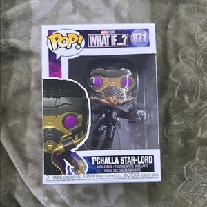 Funko Pop T'Challa Star-Lord Figure